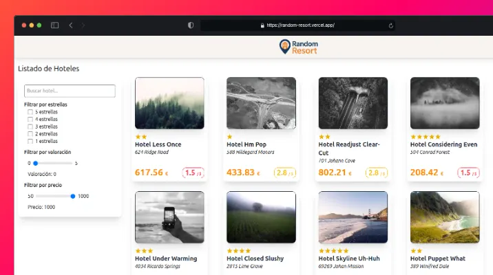 Imagen de previsualización de Random Resort